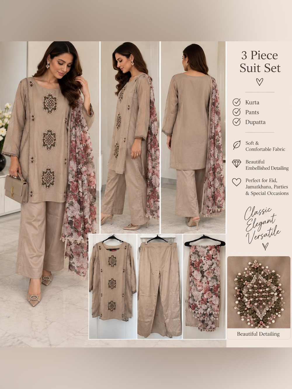 3 pieces Salwar kameez